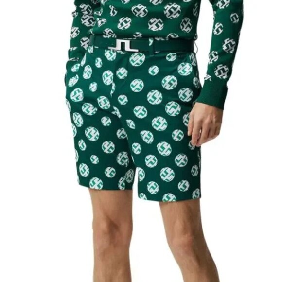 J. Lindeberg Other - NWT J Lindeberg High Vent Tim Shorts | Rain Forest Sphere | Mens 32